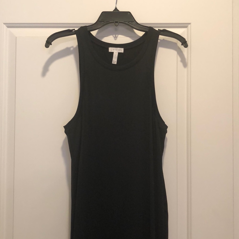 Midi black dress